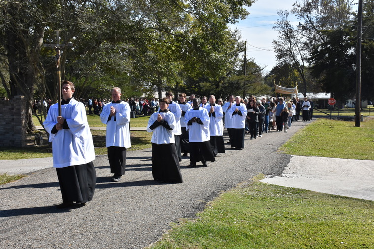 Eucharistic Procession on the feast of Christ the King Roman